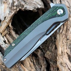 Kansept Shard LEFT Hand Flipper - Ti / Jungle Wear CF (3.5" CPM-S35VN) K1006L6 -Knives Sales K1006L6.3 07486.1645027623