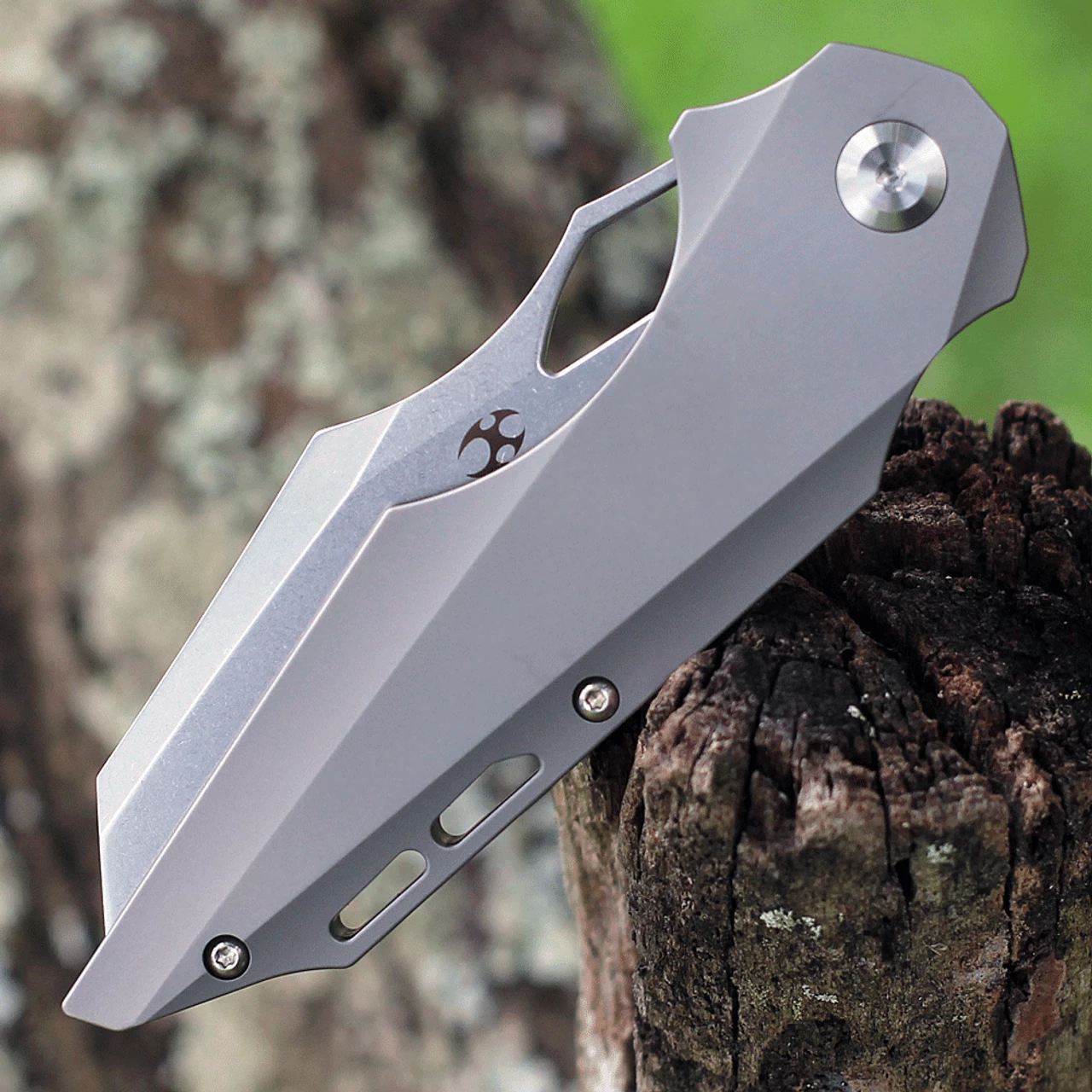 Kansept Knives Genesis K1010A1, 3.62" CPM-S35VN Satin Plain Blade, Titanium Handle 5 Kansept Knives Genesis K1010A1, 3.62" CPM-S35VN Satin Plain Blade, Titanium Handle - Image 3