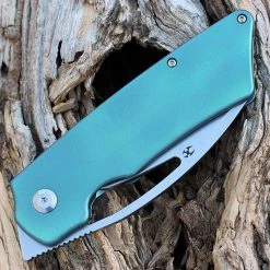 Kansept Goblin XL Limited Edition - Green Ti (3.5" CPM-S35VN SW) K1016A4 -Knives Sales K1016A4.3 45483.1644961383