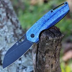 Kansept Model 6 - Blue Timascus (3" M390 Blk) K1022A4