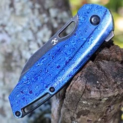 Kansept Model 6 - Blue Timascus (3" M390 Blk) K1022A4 -Knives Sales K1022A4.3 54527.1638388900