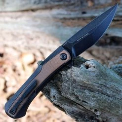 Kansept Kratos Flipper - TI / BRN Micarta (3.79" CPM-S35VN) K1024A8 7 Kansept Kratos Flipper - TI / BRN Micarta (3.79" CPM-S35VN) K1024A8 -Knives Sales K1024A8.2 11535.1656515253