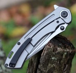 Kansept Pretatout - Gray Ti (3.6" CPM-S35VN Satin Tanto) K1032T1 -Knives Sales K1032A2.2 41593.1638826455