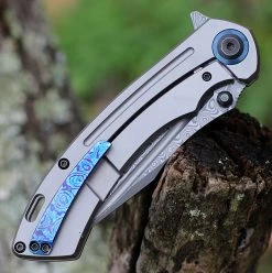 Kansept Pretatout - Gray Titanium (3.6" Damascus) K1032D1 -Knives Sales K1032D1.2 05482.1638824990