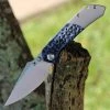 Kansept Fenrir Front Flipper - Blk/Blu G10 / Ti (3.48" CPM-S35VN SW) K1034A3