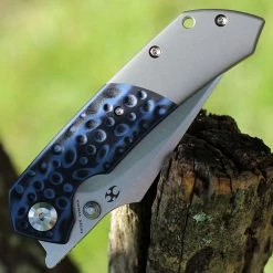 Kansept Fenrir Front Flipper - Blk/Blu G10 / Ti (3.48" CPM-S35VN SW) K1034A3 -Knives Sales K1034A3.2 78021.1658521240