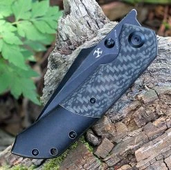 Kansept Fenrir Front Flipper - Blk CF / Ti (3.48" CPM-S35VN BLK SW) K1034A4 -Knives Sales K1034A4 00257.1657917846