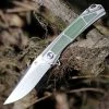 Kansept Knives K2003A1 Gremlin, 2.91" CPM-S35VN Stonewashed Plain Blade, Titanium/Green Micarta Handle -Knives Sales K2003A1.2 59772.1612299644