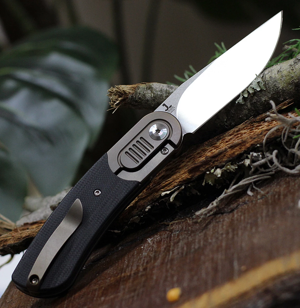 Kansept Knives K2025A1 Lundquist Reverie, 2.92" S35VN Satin Plain Blade, Black G-10 Handle w / Titanium Bolster 4 Kansept Knives K2025A1 Lundquist Reverie, 2.92" S35VN Satin Plain Blade, Black G-10 Handle w / Titanium Bolster - Image 2