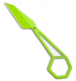 Kansept Hex Neck Knife - Lime Green Steel (2.25" 14C28N Green) G0001A3