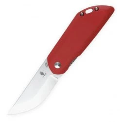 Kizer Comfort Front Flipper - Red G10 (3.27" 154CM SW) V4559C1