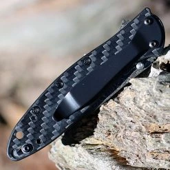 Kershaw Leek Carbon Fiber (3.40" Damascus) 1660CFDAM -Knives Sales KS1660CFDAM.3 37755.1659986092
