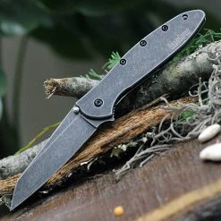 Kershaw Random Leek Steel (3" Blackwash Sandvik 14C28N) 1660RBW