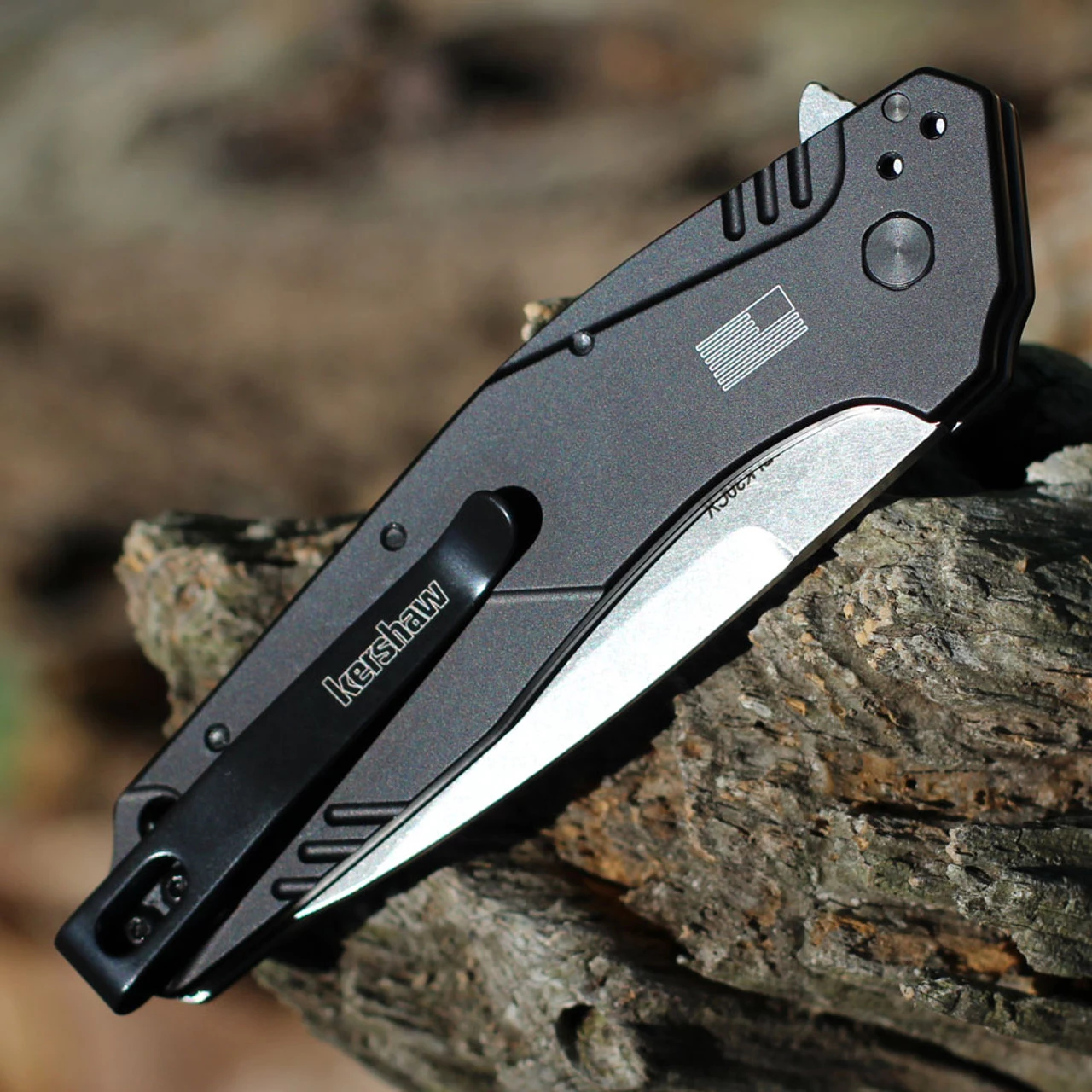Kershaw Dividend GFN (3.00" Stonewash 420) 1812BLK20CV 6 Kershaw Dividend GFN (3.00" Stonewash 420) 1812BLK20CV - Image 4