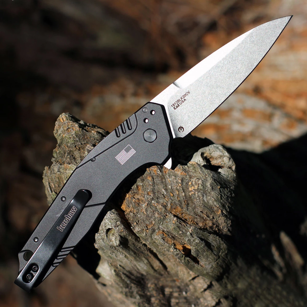 Kershaw Dividend GFN (3.00" Stonewash 420) 1812BLK20CV 4 Kershaw Dividend GFN (3.00" Stonewash 420) 1812BLK20CV - Image 2