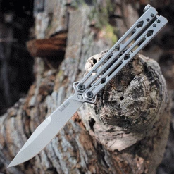 Kershaw Lucha Stainless Steel (4.60" Stonewash CPM-20CV) 515020CV