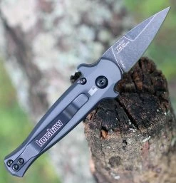 Kershaw Launch 12CA Stiletto Aluminum, Carbon Fiber (1.90" Blackwash CPM-154) 7130GRYBW 7 Kershaw Launch 12CA Stiletto Aluminum, Carbon Fiber (1.90" Blackwash CPM-154) 7130GRYBW -Knives Sales KS7130GRYBW 62368.1595358849