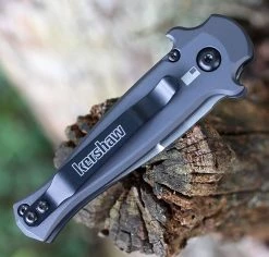Kershaw Launch 12 CA Legal Stiletto Aluminum, Carbon Fiber (1.90" Stonewash CPM-154) 7130GRYSW -Knives Sales KS7130GRYSW.1 14829.1595357261