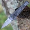 Kershaw Launch 12 CA Legal Stiletto Aluminum, Carbon Fiber (1.90" Stonewash CPM-154) 7130GRYSW -Knives Sales KS7130GRYSW 38760.1595357261