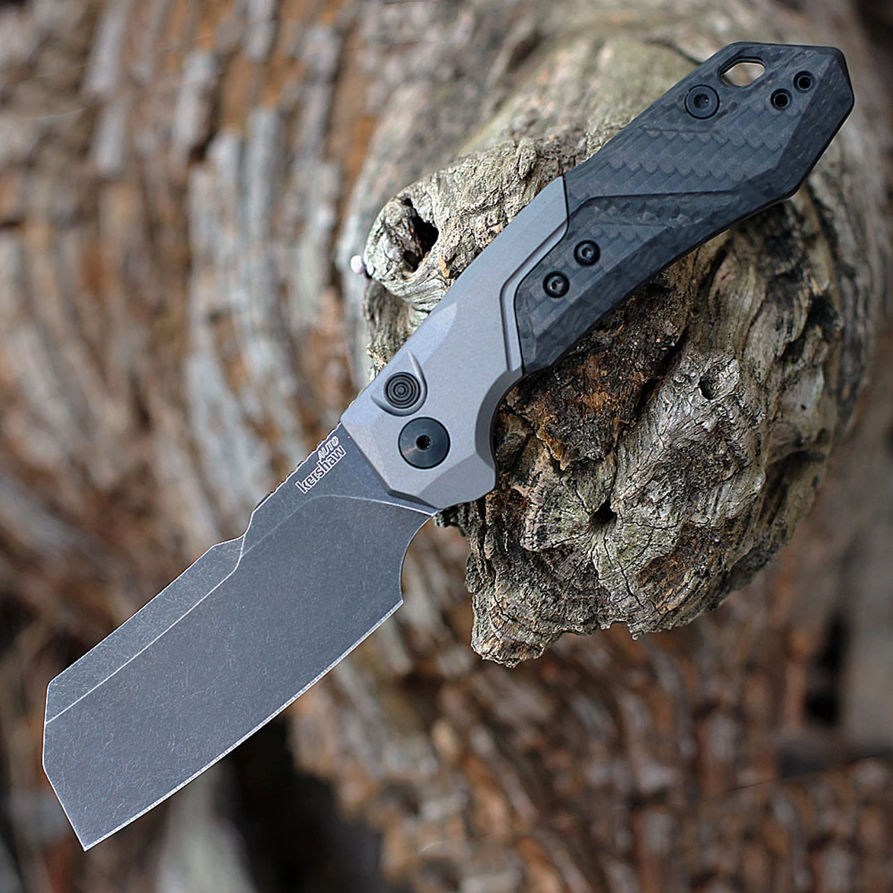 Kershaw Launch 14 Aluminum, Carbon Fiber (3.375" Black Stonewash CPM-154) 7850 3 Kershaw Launch 14 Aluminum, Carbon Fiber (3.375" Black Stonewash CPM-154) 7850
