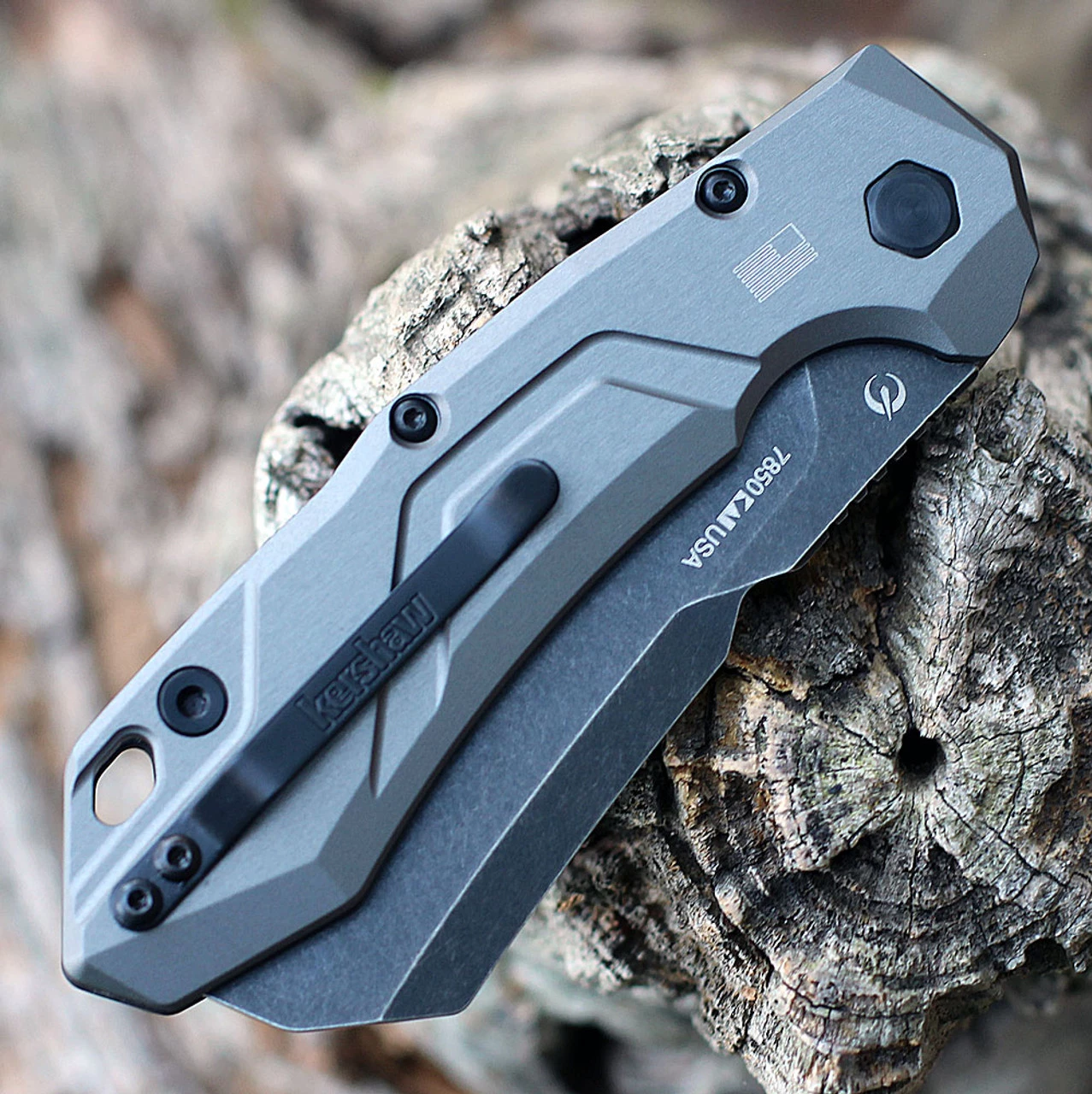 Kershaw Launch 14 Aluminum, Carbon Fiber (3.375" Black Stonewash CPM-154) 7850 6 Kershaw Launch 14 Aluminum, Carbon Fiber (3.375" Black Stonewash CPM-154) 7850 - Image 4