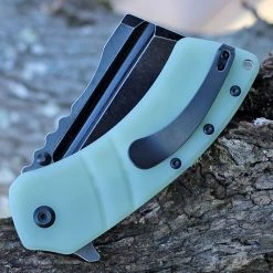 Kansept XL Korvid Flipper - Jade G10 (3.5"154CM SW Blk) T1030A3 -Knives Sales KT1030A3.2 48288.1641927140