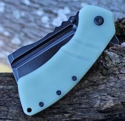 Kansept XL Korvid Flipper - Jade G10 (3.5"154CM SW Blk) T1030A3 -Knives Sales KT1030A3.3 82118.1641927140