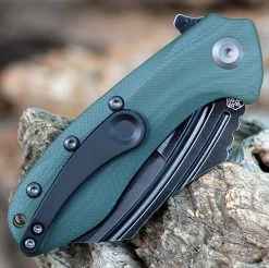 Kansept KTC3 Flipper- Green G10 (3.56" 154CM) T1031A2 -Knives Sales KT1031A2.2 53036.1656511195