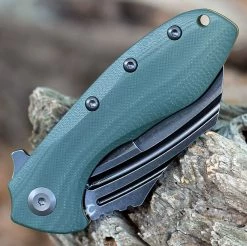 Kansept KTC3 Flipper- Green G10 (3.56" 154CM) T1031A2 -Knives Sales KT1031A2.3 49522.1656511195