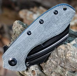 Kansept KTC3 Flipper- Blk Micarta (3.56" 154CM) T1031B1 -Knives Sales KT1031B1.3 05009.1656513915