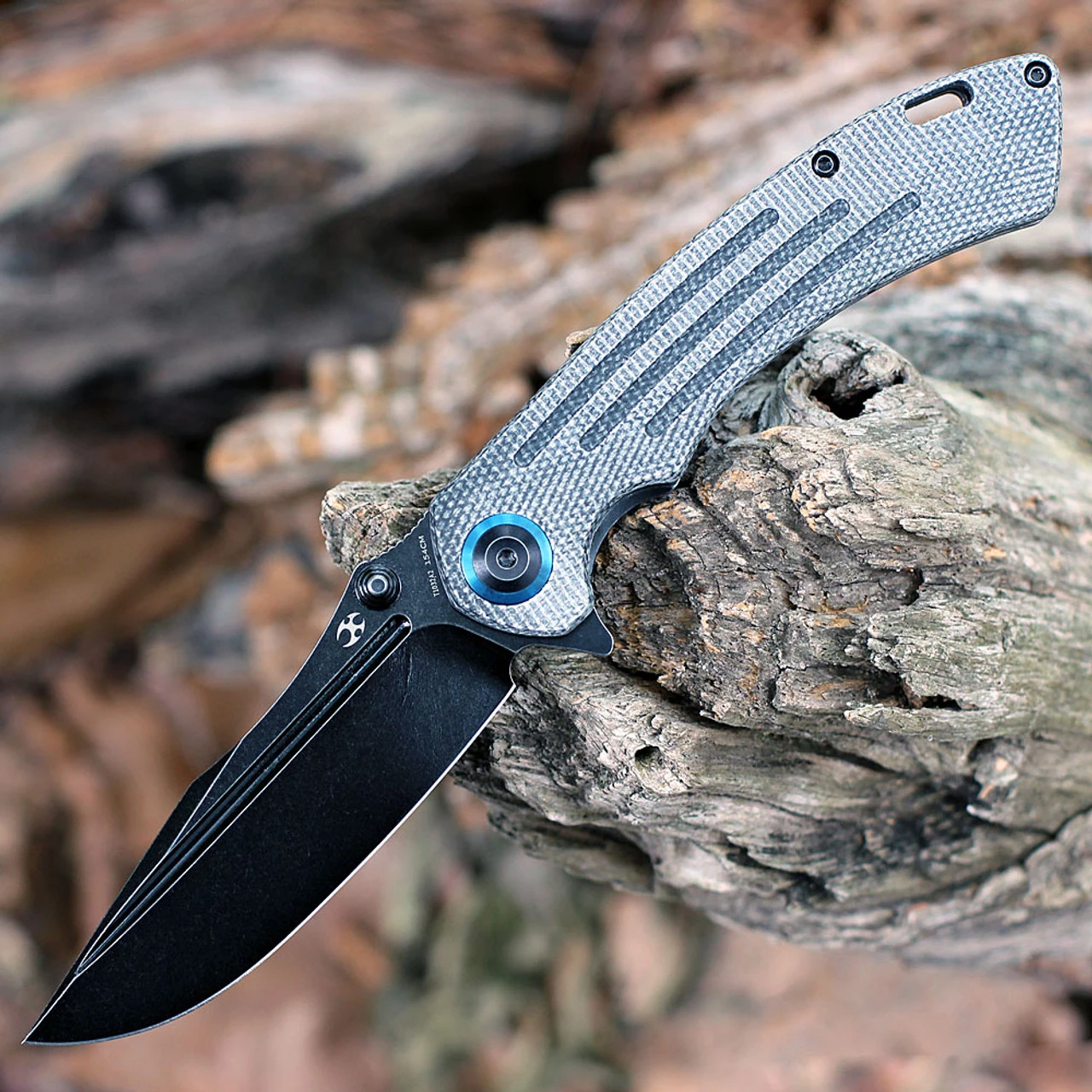 Kansept Pretatout Flipper Black Micarta (3.6" 154 CM) T1032A2 3 Kansept Pretatout Flipper Black Micarta (3.6" 154 CM) T1032A2