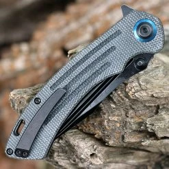 Kansept Pretatout Flipper Black Micarta (3.6" 154 CM) T1032A2 9 Kansept Pretatout Flipper Black Micarta (3.6" 154 CM) T1032A2 -Knives Sales KT1032A2.2 72931.1650039314