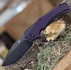 Kansept MINI Hellx Purple G10 /Blk (3.2" D2 Blk SW) T2008A6