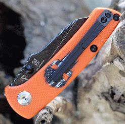 Kansept Little Main Street - Orange Skull (2.26" 154CM Satin) T2015AW -Knives Sales KT2015AW.2 10820.1634928146