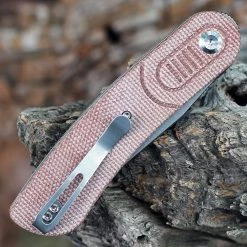 Kansept Reverie Front Flipper Brown Micarta (3.13" 154CM) T2025A6 -Knives Sales KT2025A6.3 73893.1651585567