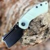 Kansept Korvid M Flipper - Jade G10 (2.45" Blk 154CM) T2030A4 -Knives Sales KT2030A4 87448.1656524829