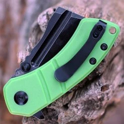 Kansept Korvid M Flipper - Grass Green G10 (2.45" Blk 154CM) T2030A8 -Knives Sales KT2030A8.2 30054.1656526481