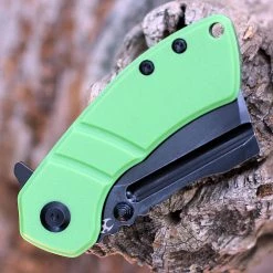 Kansept Korvid M Flipper - Grass Green G10 (2.45" Blk 154CM) T2030A8 -Knives Sales KT2030A8.3 97442.1656526481