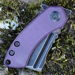 Kansept MINI Korvid - Purple G10 (1.5" 154CM Blk SW Cleaver) T3030A3 8 Kansept MINI Korvid - Purple G10 (1.5" 154CM Blk SW Cleaver) T3030A3 -Knives Sales KT3030A3.2 30831.1643302625