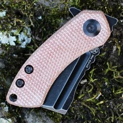 Kansept MINI Korvid - Brown Micarta (1.5" Blk Cleaver) T3030A5 -Knives Sales KT3030A5.2 38103.1643303115