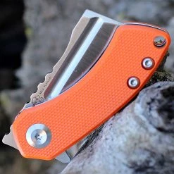 Kansept MINI Korvid - Orange G10 (1.5" 154CM Satin Cleaver) T3030A6 -Knives Sales KT3030A6.2 98453.1641919394