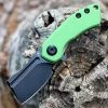 Kansept MINI Korvid - Lime Green G10 (1.5" 154CM Blk Cleaver) T3030A8 -Knives Sales KT3030A8.1 93049.1653318642