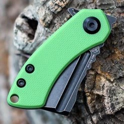 Kansept MINI Korvid - Lime Green G10 (1.5" 154CM Blk Cleaver) T3030A8 -Knives Sales KT3030A8.3 31691.1653318642