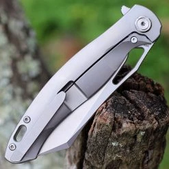 Kubey Knife Drake -Titanium (3.9” Sandblast CPM-S90V) KU246A -Knives Sales KUB246.2 02068.1639501094