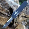 Templar Premium Lightweight Large OTF -Alum. Blk CATI (3.55" D2 Blk Tanto) LA-AR15-22-1