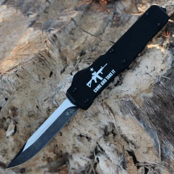 Templar Lightweight Slim OTF -Blk Alum. (3.25" D2 Blk) MA-AR15-32-1