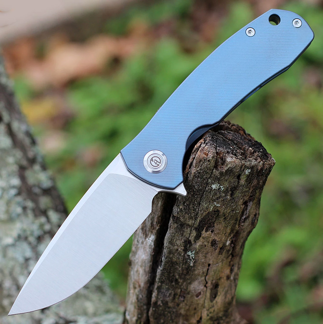 Maxace Balance 2021 - Blue Titanium (3.7" M390 Satin) MBL102 3 Maxace Balance 2021 - Blue Titanium (3.7" M390 Satin) MBL102