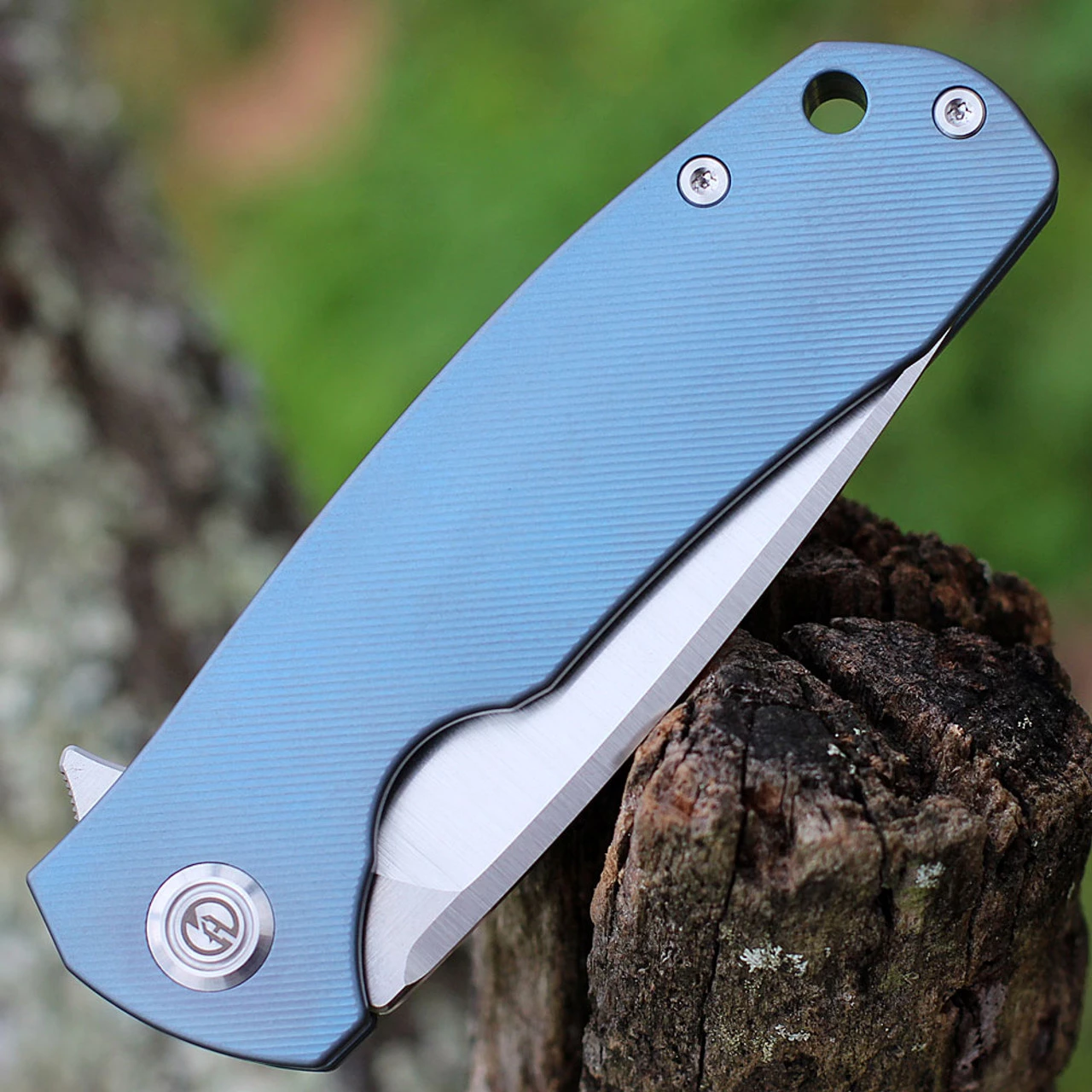 Maxace Balance 2021 - Blue Titanium (3.7" M390 Satin) MBL102 5 Maxace Balance 2021 - Blue Titanium (3.7" M390 Satin) MBL102 - Image 3