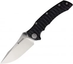 Maxace Sandstorm K - Blk Sculpted G10 (4.4" Bohler K110 Satin) MSK05
