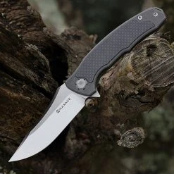 Maxace Halictus 2.0 Framelock CF /Ti (3.9" M390 Satin) MHLT202